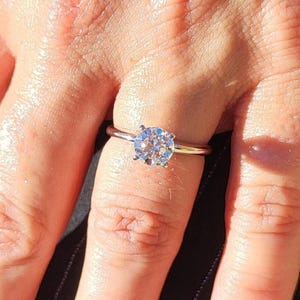 1.10 Carat GIA Certified Diamond Solitaire Ring: Platinum, I SI1 Engagement Ring