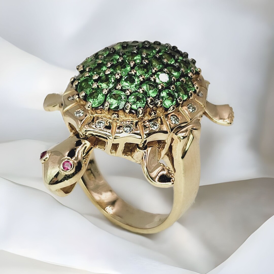 Levian Turtle Ring Etsy