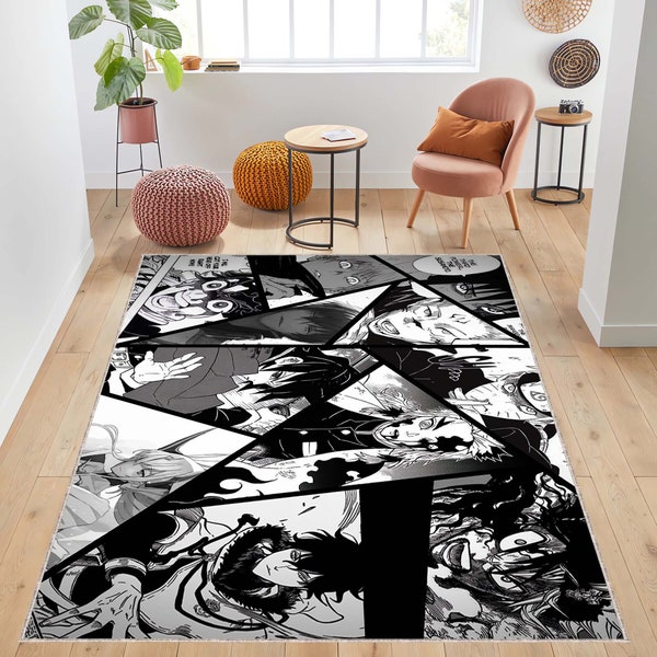 Anime, Anime Rug, Manga Rug, Kids Room Rugs, Modern Rug, Custom Rug, Popular Rug, Fantastic Rug, Area Salon Rug, Decor, Art Design Rugs