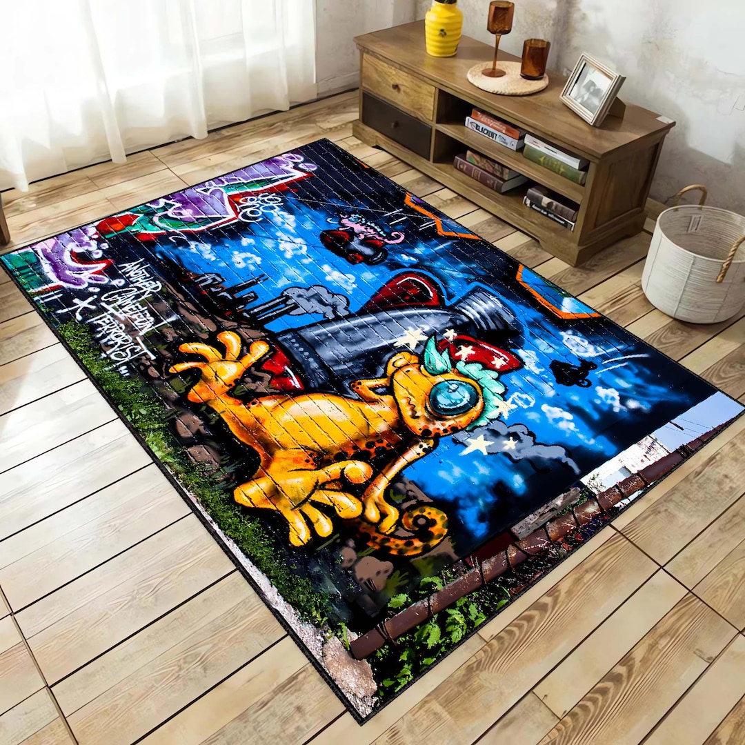Cool Graffiti Art, Cool Graffiti Art Rug, Graffiti, Graffiti Rug ...