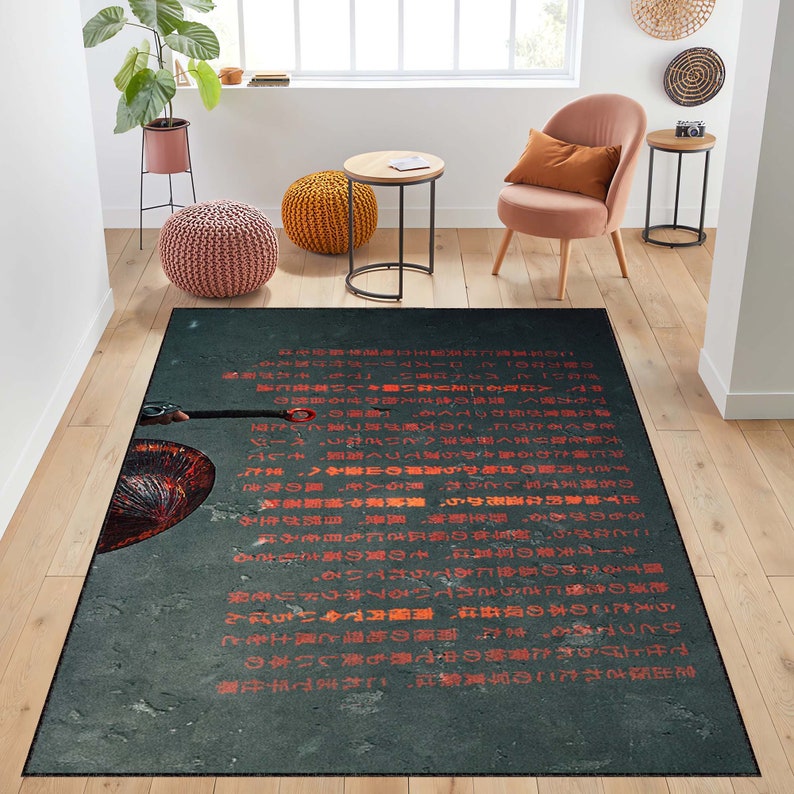 Samurai Rug, Japanese Culture Rugs, Anime Rug, Themed Rug, Kung Fu ...