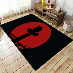 Manga Rug, Anime, Anime Rug, Kids Room Rugs, Modern Japanese Art Rug, Custom Rug, Popular Rug, Fantastic Rug, Area Rug, Salon Art Design Rug