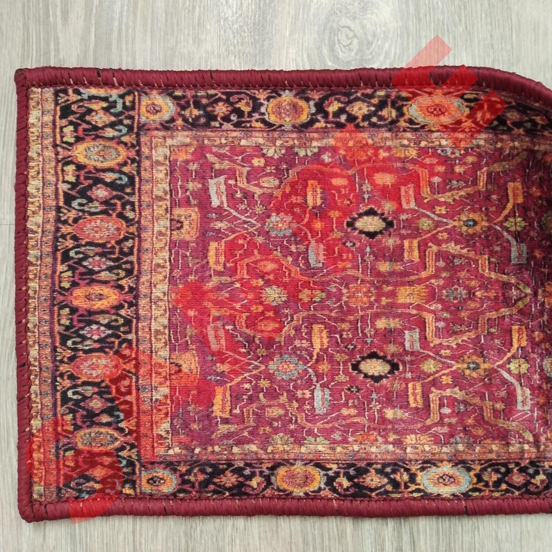Tappeto per gradini con effetto diamante, moquette per scale, tappeto per pianerottolo, tappeto per pianerottolo d'ingresso, tappeto per gradini con design a diamante immagine 6