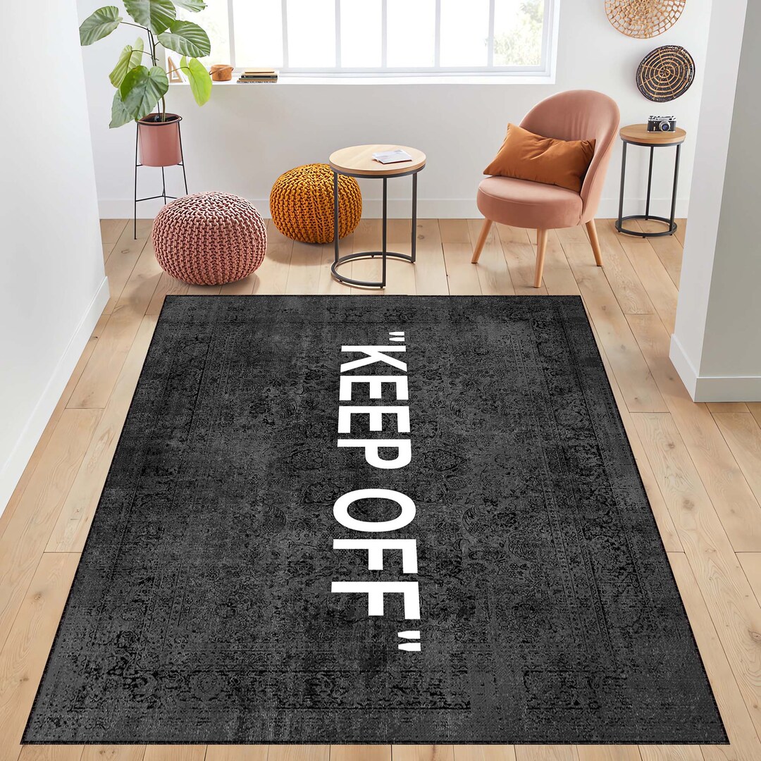 Ever Keep Rug Keep Off, Rug for Living Room, Custom Rug, Keep Rug, Decorrug, Keep off ...