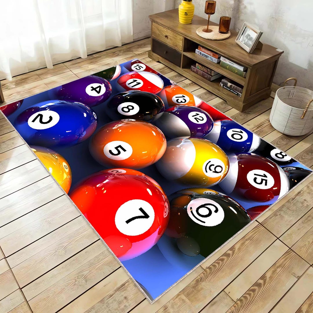 Billiard Balls, Numbers Balls Billiards, Billiards Rug, Billiard Balls ...
