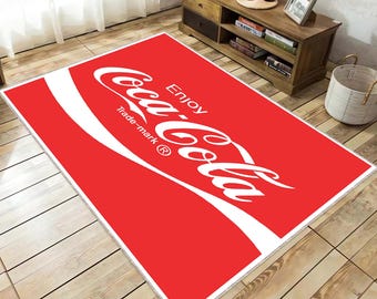 コカ・コーラ ウェルカムドアマット：面白い滑り止めラグ - Etsy 日本