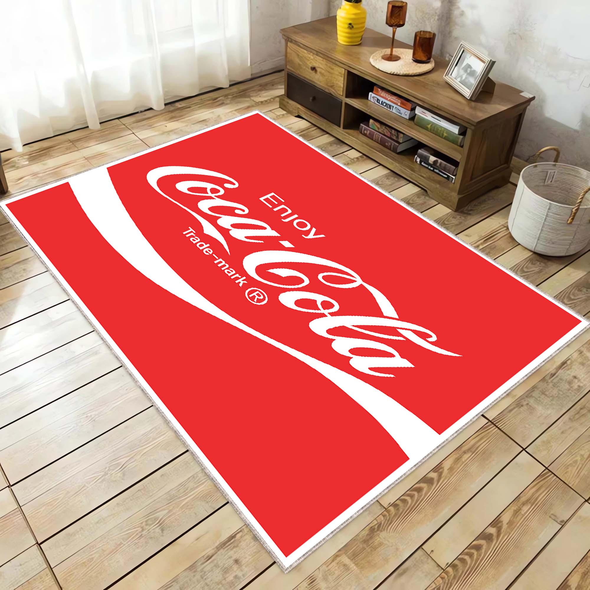 【激レア】Coca-Cola ヴィンテージラグマット　コカコーラ　インテリア雑貨 激レア】Coca-Cola ヴィンテージラグマット コカコーラ