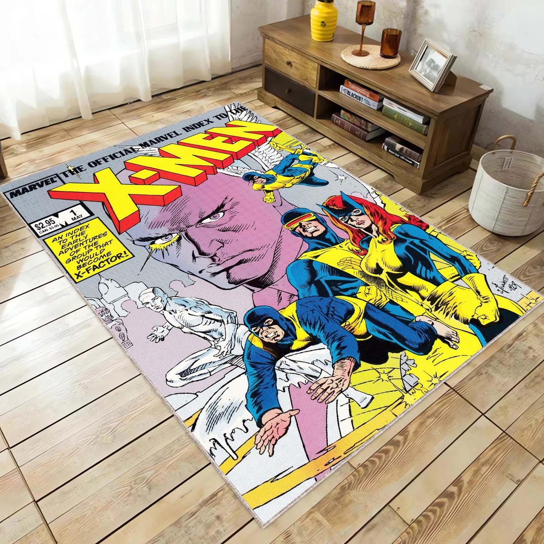X-men, Magazine Cover, Comic Book, Legendary Hero, Cartoon Cover Rug ...