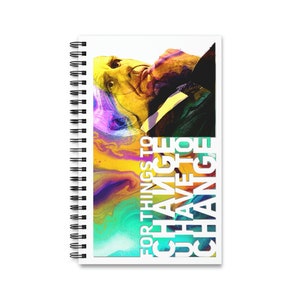 For things to change Jim Rohn Spiral Journal (EU)