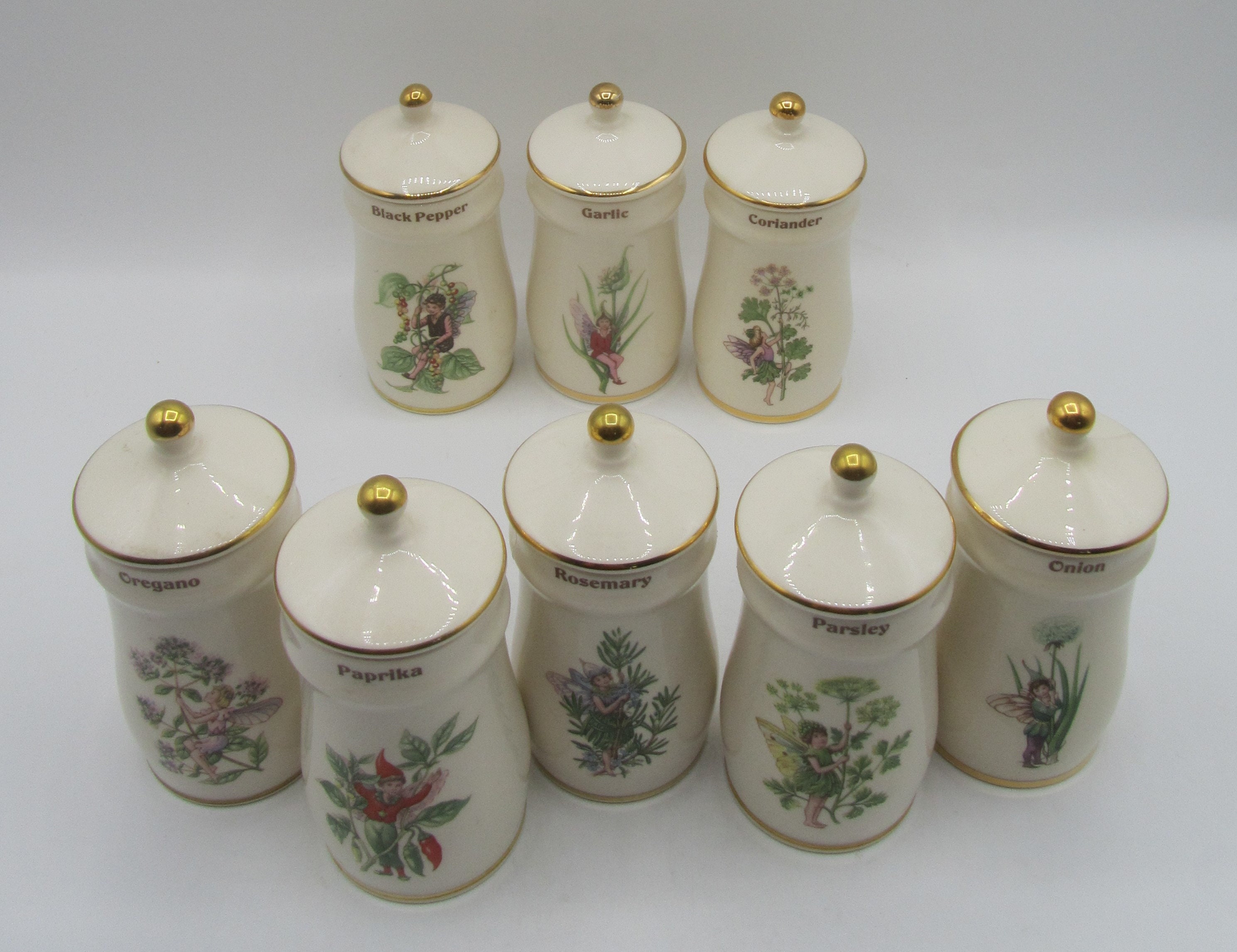 Flower Fairy Spice Jars by Cicely Mary Barker Gresham - Various