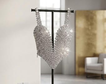 Handmade Bedazzled Corset