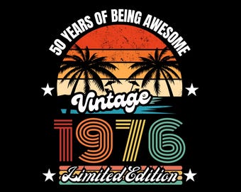 Vintage 1976 50-årsdag: Digital utgåva för klassiska presentidéer