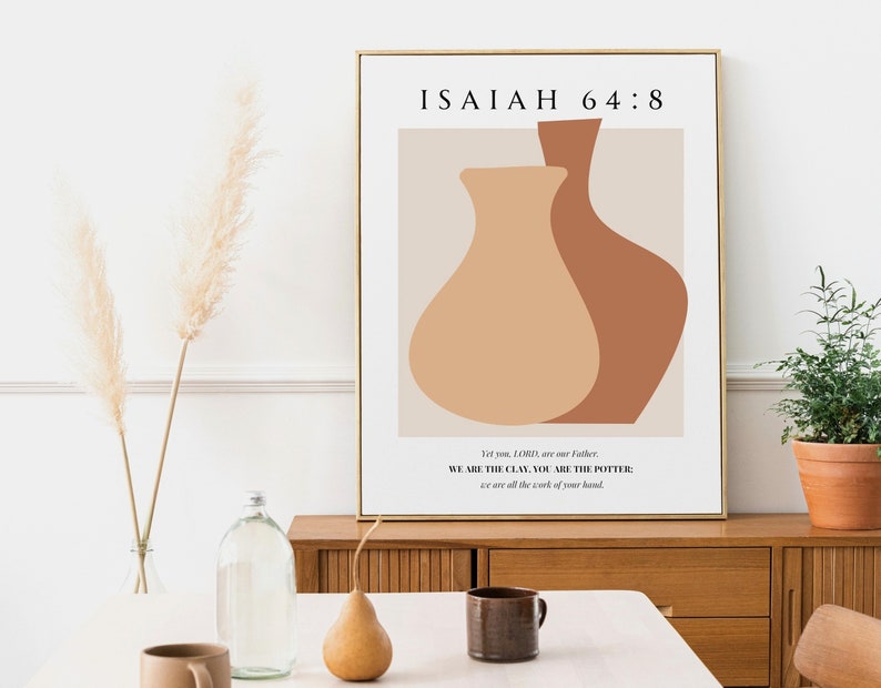 Isaiah 64:8 PRINTABLE, We Are the Clay, You Are the Potter, *DIGITAL ...