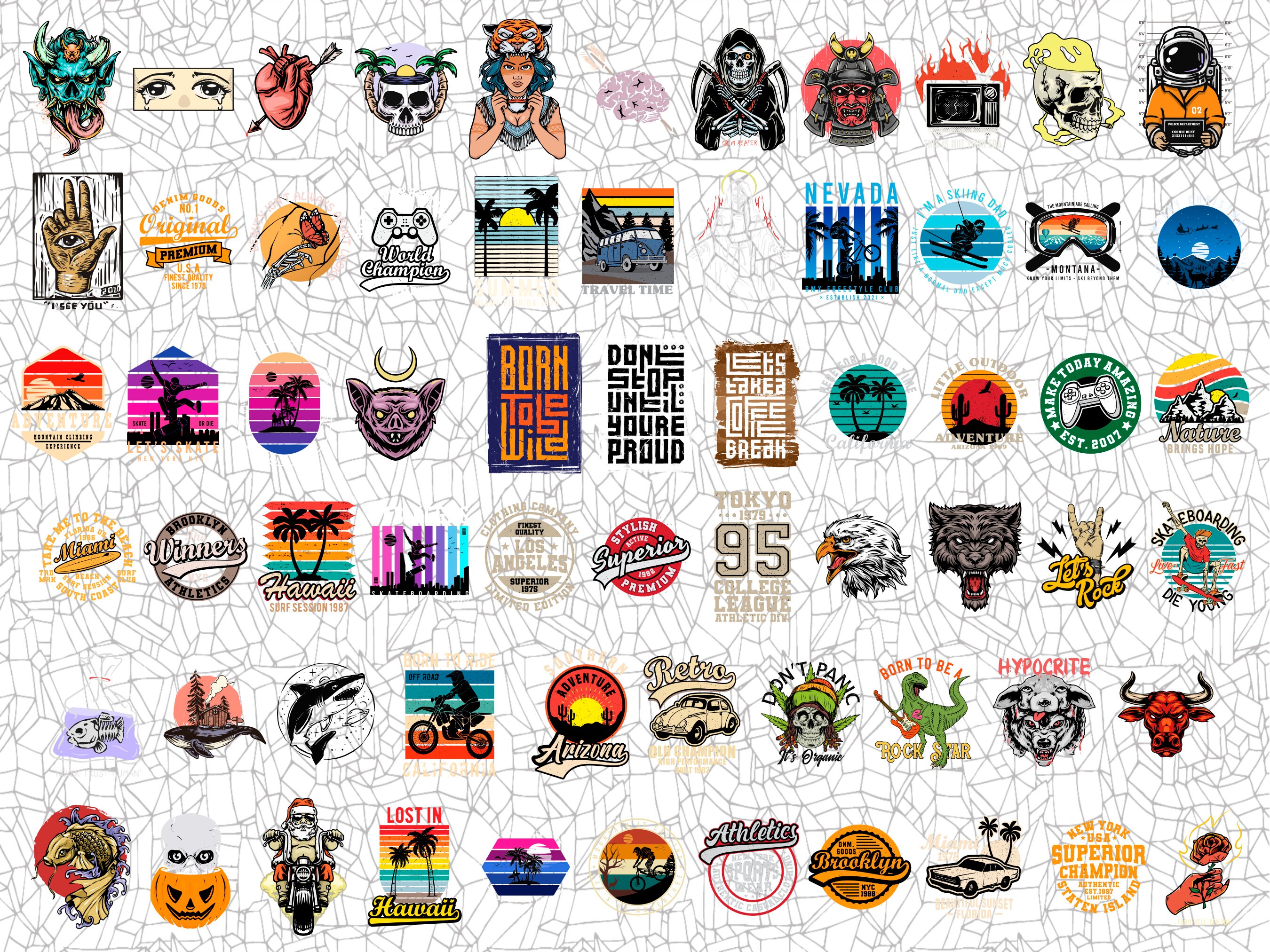 5000 T-shirt Design Bundle PNG Designs DTG DTF - Etsy Australia