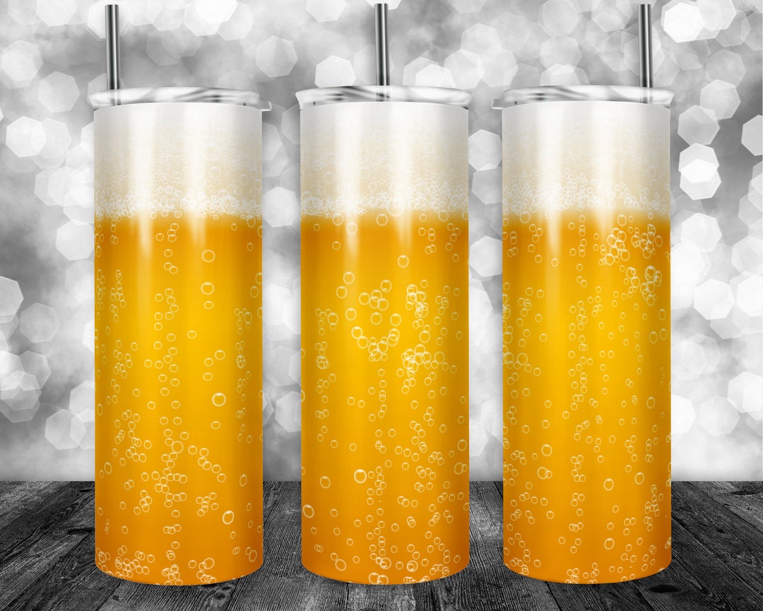 Beer Sublimation Design for 20oz Skinny Tumbler Novelty Etsy