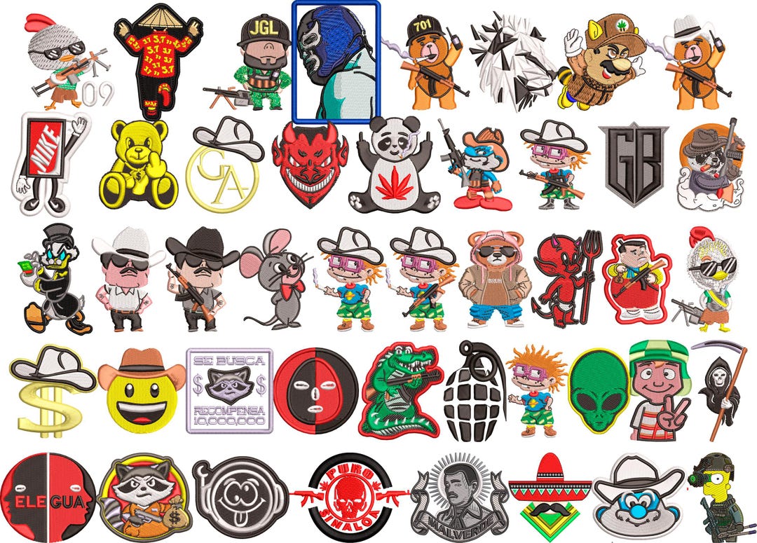 Embroidery Files for Hats, 150+ Ready to Embroider Designs - Etsy