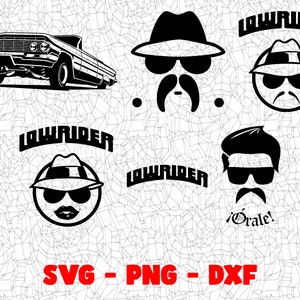 Lowrider SVG, Craft Files, PNG Design, Cricut, Silhouette, Vinyl Cut File, Digital Clipart, T-Shirt Design, Dtg, Dtf, Sublimation, Party