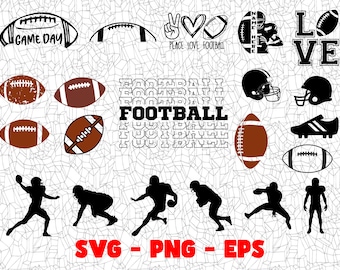 Fußball SVG, Handwerksdateien, PNG Design, Cricut, Silhouette, Vinylschnittdatei, digitale Clipart, T-Shirt-Design, Dtg, Dtf, Sublimation, Sport