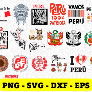 Zestaw koszulek Peru | Zestaw PNG/SVG | Clipart sztuki andyjskiej na koszulki i rękodzieło | Peruwiańskie wzory na Cricut i Silhouette