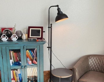 Rustic Metal Floor Lamp - Etsy