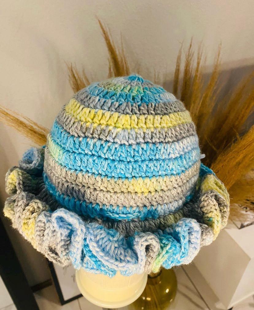Custom Crochet Ruffle Hats - Etsy