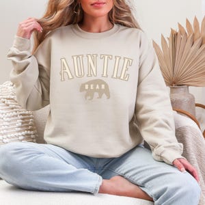 Auntie Bear Sweatshirt Aunt Hoodie Auntie Gift for Aunt Era
