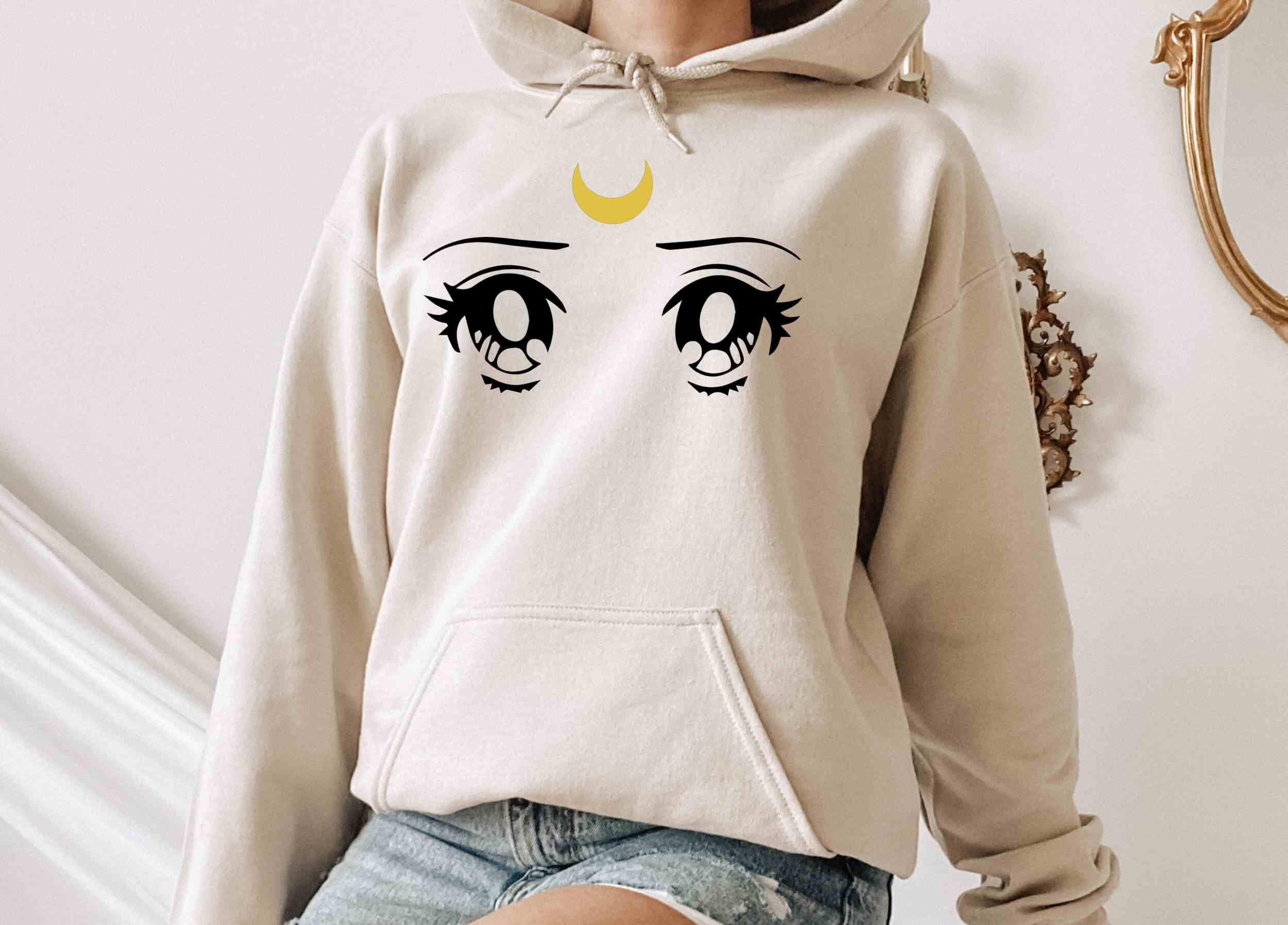 Sailor moon cropped hoodie sale