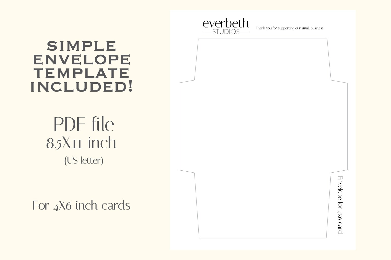 Envelope Note For Ransom Printable Valentine's Day Card | Envelope Template | Ransom Note ...