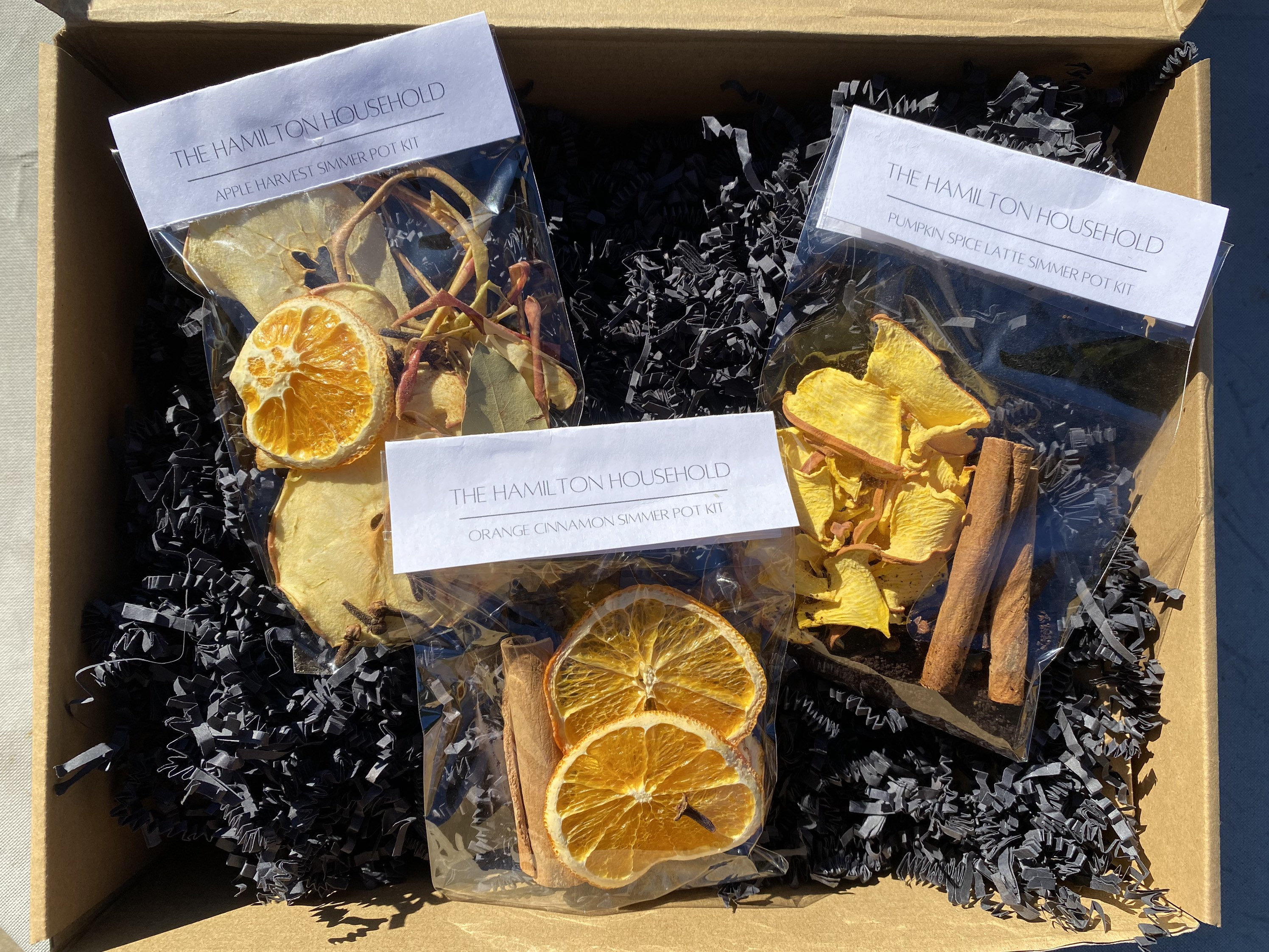 Gift Box Simmer Pot Kits 3 Pack - Stocking Stuffer, Teacher Gift, Real  Estate Welcome Basket