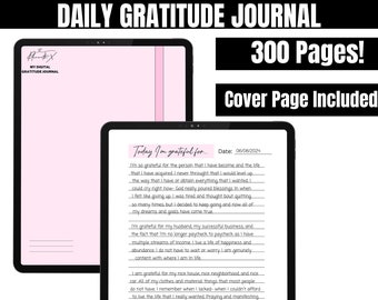 PlanwithX Journal- Gratitude & Mindfulness Journal, Daily Journal, Grateful, 5 minutes a day, everyday wellness, 6 month journal