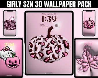 Girly Szn 3D Wallpaper Pack for iPhone, iPad, or Android made by Planwithx.