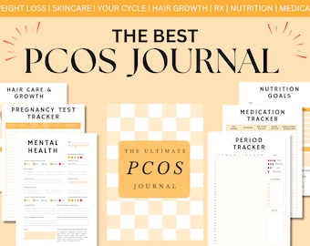 The Best PCOS Journal in Peach. More Colors Available!
