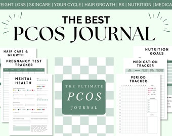 The Best PCOS Journal in Eucalyptus Green. More Colors Available!