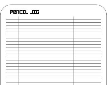 Plantilla de lápiz para M1 SVG, PNG