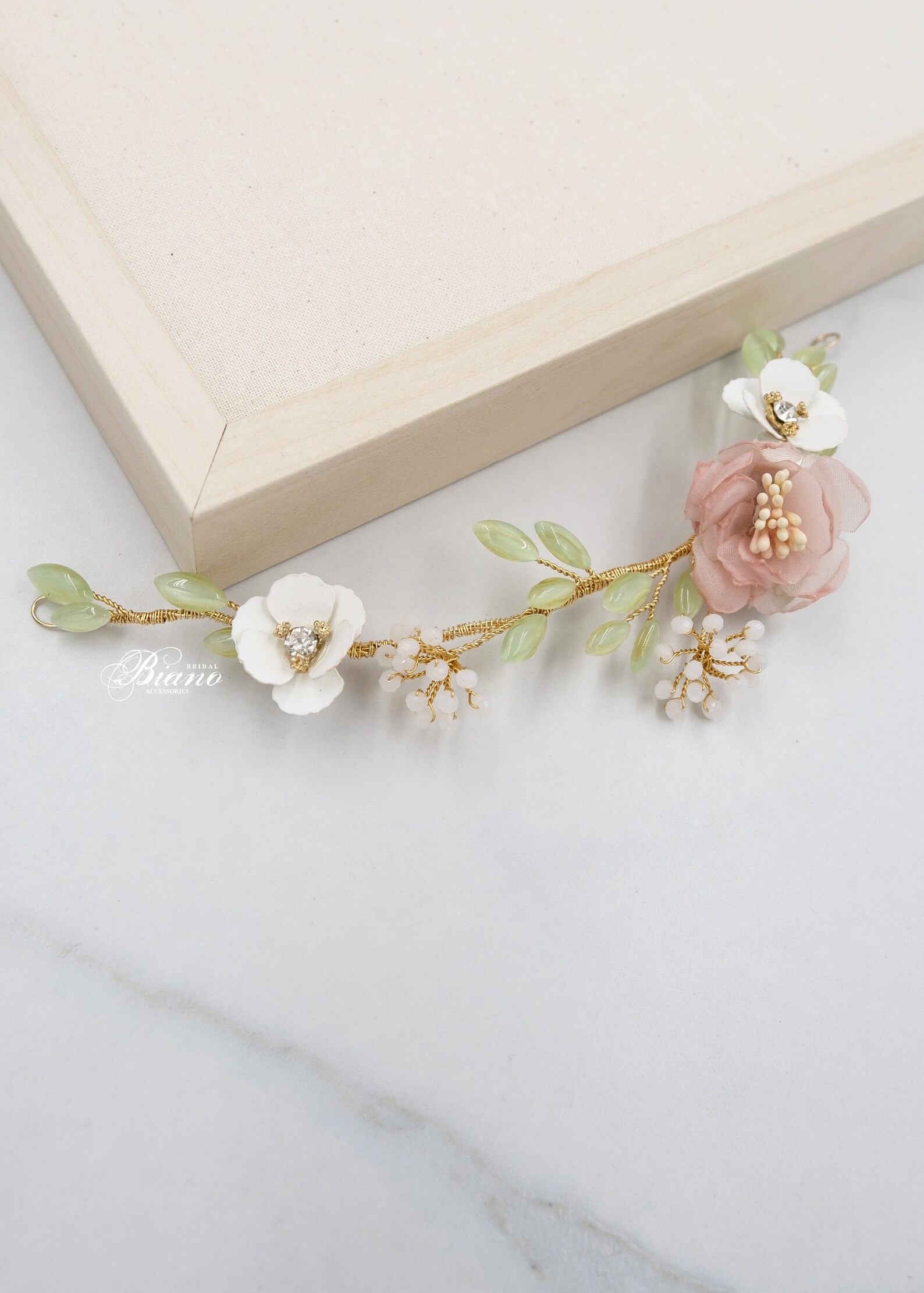 bridal vine headpiece