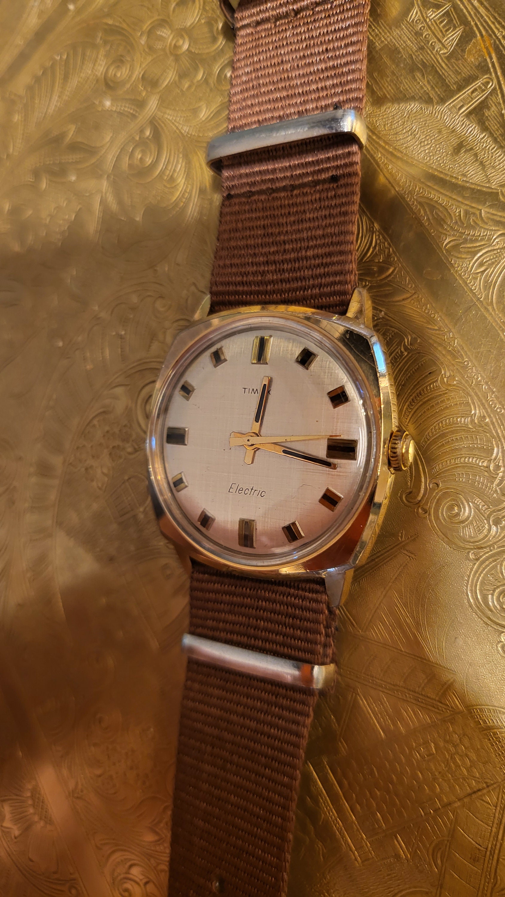 1969 Timex Electric Mens Watch Marlin Serviced on NATO Strap Etsy UK