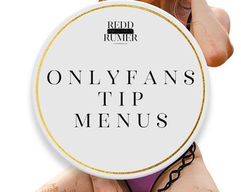 Onlyfans Tip Menu - Etsy