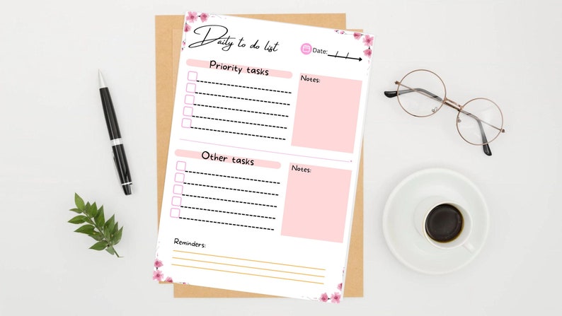 PRINTABLE &amp; EDITABLE to Do List Template for Daily, Weekly and Monthly ...