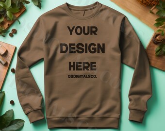 Fall Gildan 18000 Sweatshirt Mockup | Flat Lay Mockup, 18000 Gildan Sweatshirt Mock Up, Gildan Crewneck, Fall Mockup, G180 Pullover Mock up