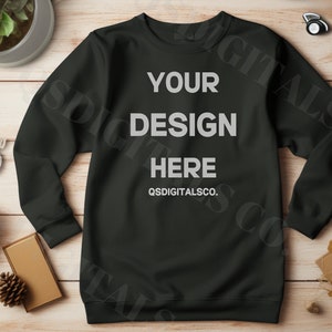 Halloween Gildan 18000 Sweatshirt Mockup | Flat Lay Mockup, 18000 Gildan Sweatshirt Mock Up, Fall Gildan Crewneck, G180 Pullover Mock up