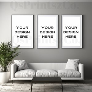 3 Frames mockup, Wall Art mock up, Interior mockup, Photo Frame, Frame Mockup, Mockup Frame, Boho Mockup, Wood Frame Mockup, Poster Mockup