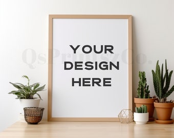 Frame mockup, Wall Art mock up, Interior mockup, Photo Frame, Frame Mockup, Mockup Frame, Boho Mockup, Wood Frame Mockup, Poster Mockup