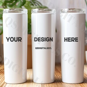 20 Oz Skinny Tumbler Mockup, Tumbler Mockup, Tumbler Mock Up, Skinny Tumbler Mock Ups, No Straw Tumbler, Tumbler Wrap Mockup PNG