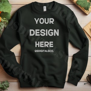Halloween Gildan 18000 Sweatshirt Mockup | Flat Lay Mockup, 18000 Gildan Sweatshirt Mock Up, Fall Gildan Crewneck, G180 Pullover Mock up