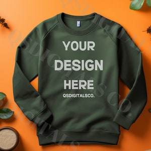 Halloween Gildan 18000 Sweatshirt Mockup | Flat Lay Mockup, 18000 Gildan Sweatshirt Mock Up, Fall Gildan Crewneck, G180 Pullover Mock up