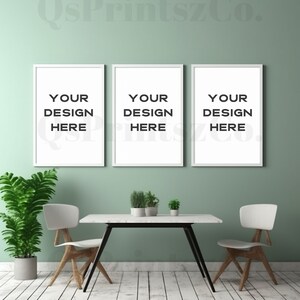 3 Frames mockup, Wall Art mock up, Interior mockup, Photo Frame, Frame Mockup, Mockup Frame, Boho Mockup, Wood Frame Mockup, Poster Mockup