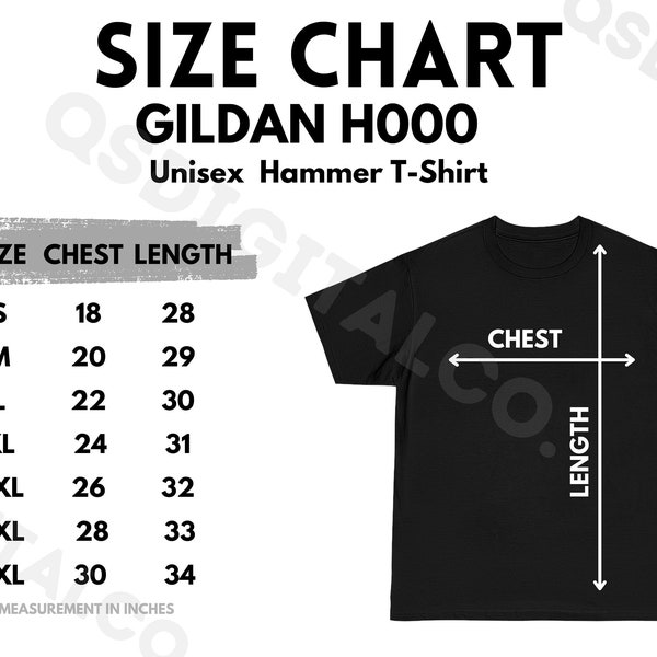 H000 Sizing Guide - Etsy Finland