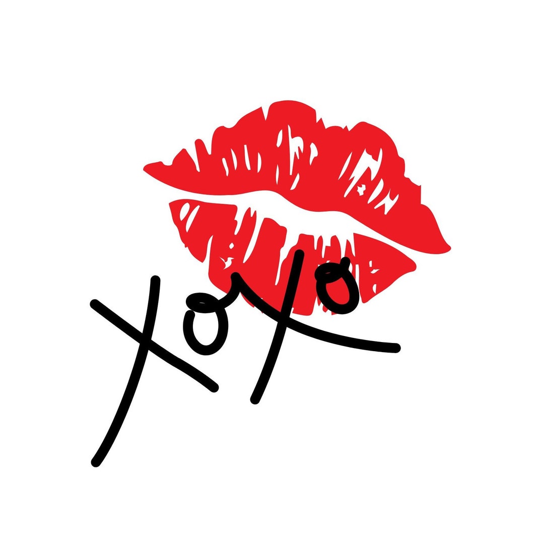 Lips Xoxo PNG File for Digital Download Etsy