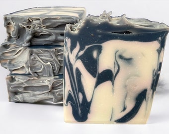 powdery tobacco Walt Indigo Powdery Tobacco Leaf Scented Unisex Gentleman Cold Process Soap  Handmade