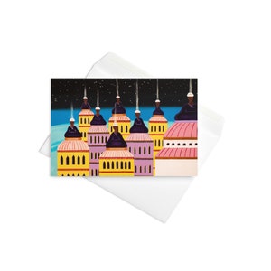 Cartão de felicitações islâmico, cartão de felicitações para crianças muçulmanas, Ramadã, Sufismo, Noite do Poder, Presente de Eid